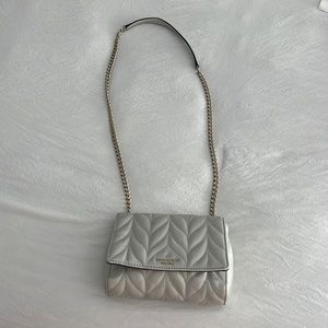 Kate spade silver hand bag